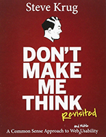 Steve Krug's Don't Make Me Think Book Cover