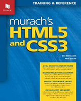 Murach's HTML5 & CSS3 Book Cover