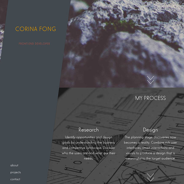 Corina Fong's Portfolio site